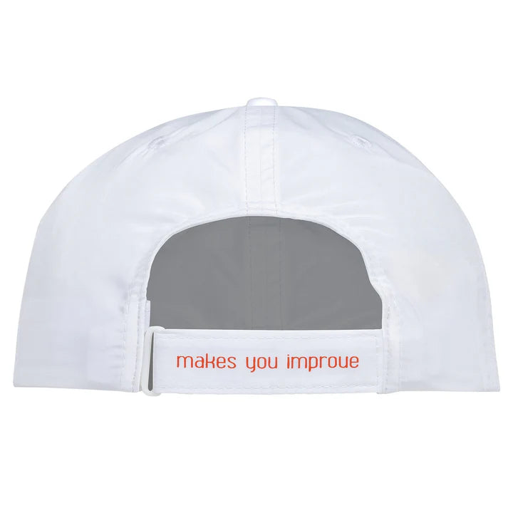 NOX WHITE CAP RED LOGO